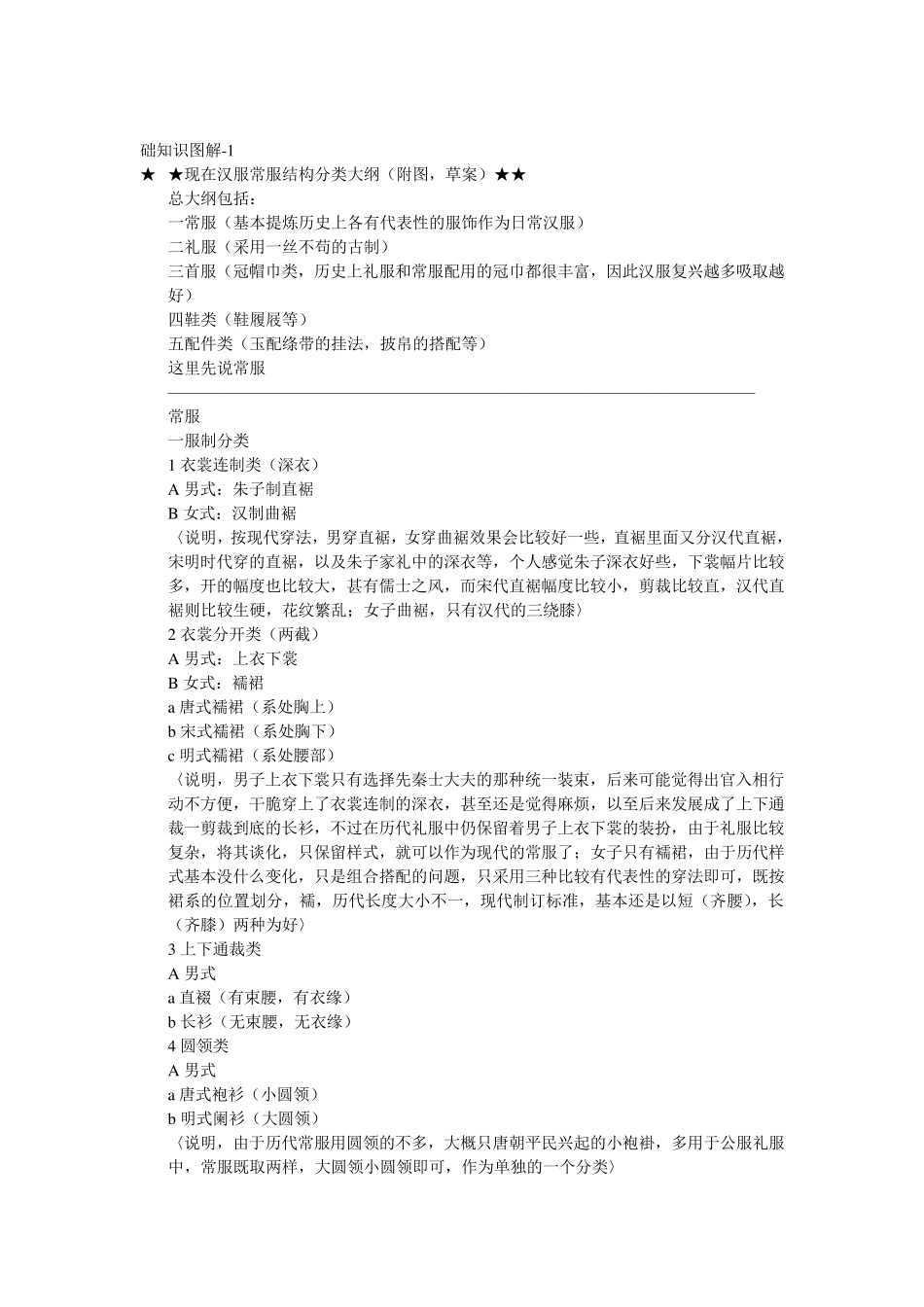 汉服裁剪工艺教程详解_第1页