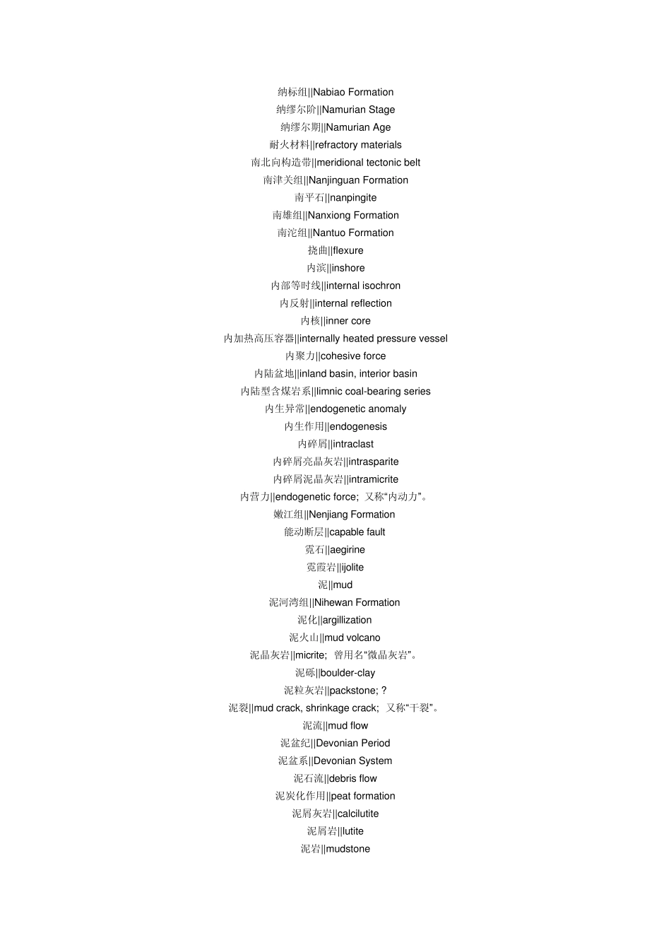汉英地质学名词_第2页