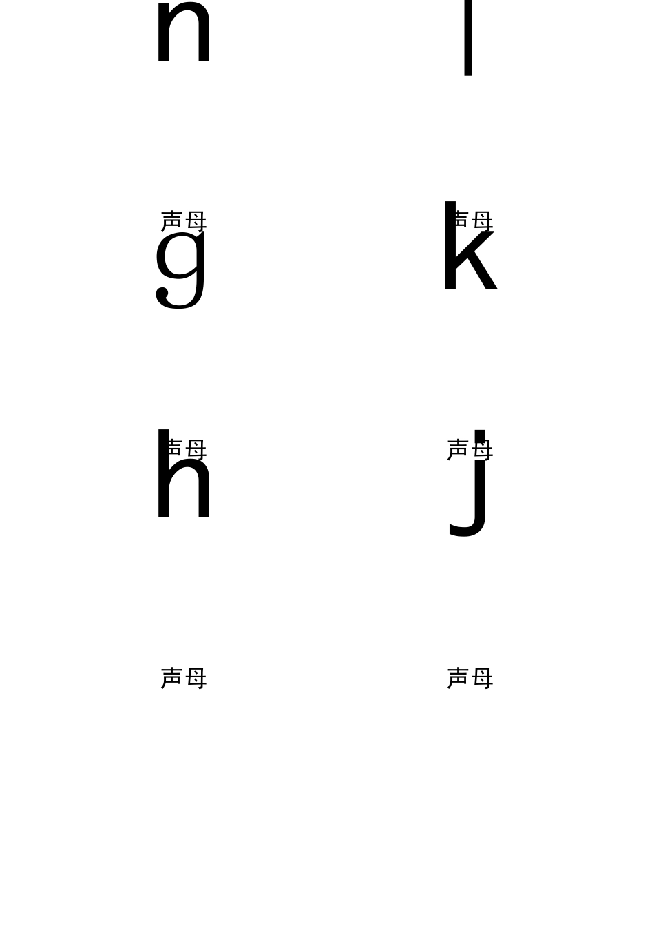 汉语拼音卡片打印版拼音卡片_第2页