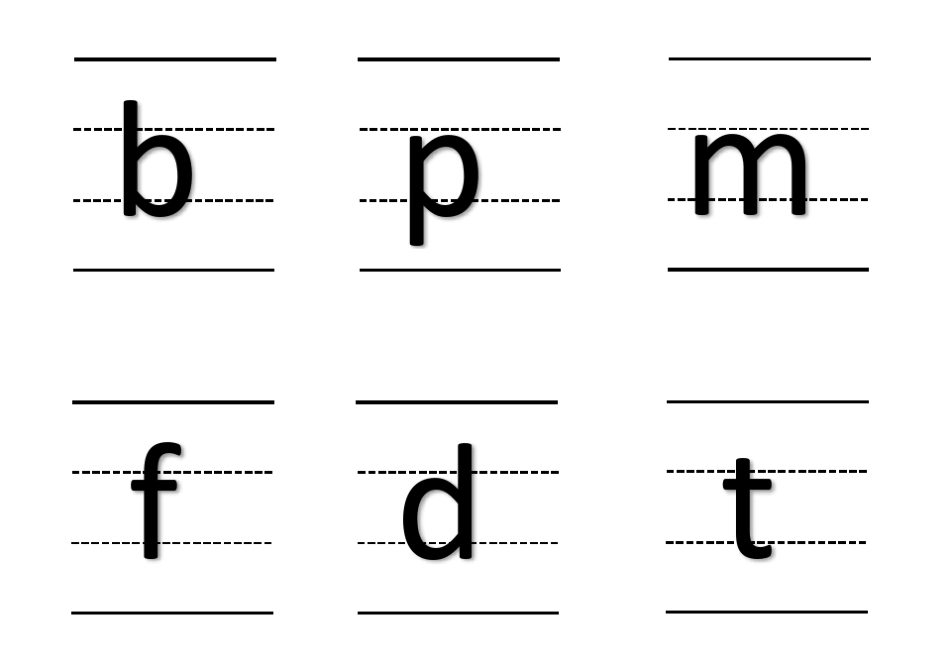 汉语拼音字母卡片(四线三格)_第2页