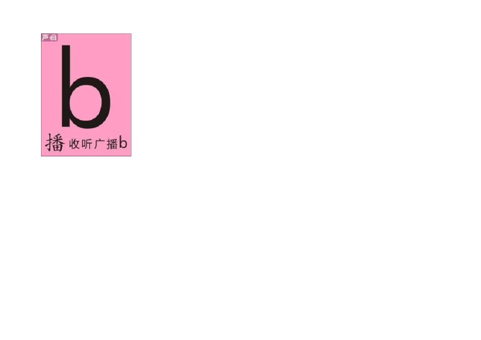 汉语拼音字母及图片表_第1页
