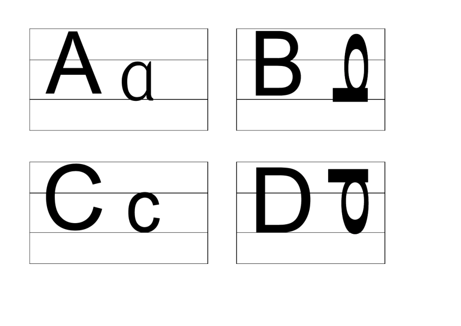 汉语拼音字母大小写卡片_第1页
