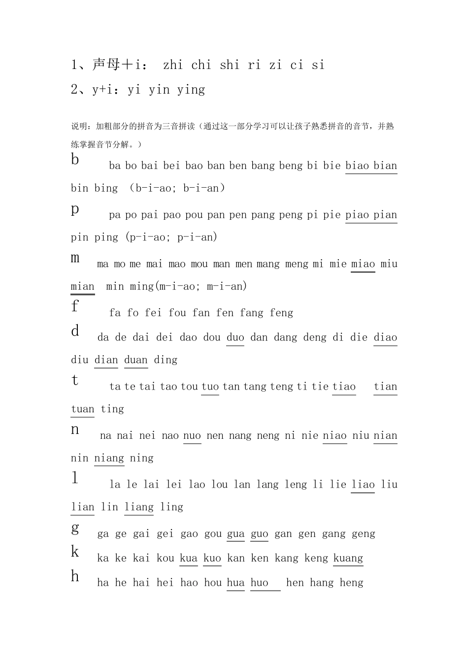 汉语拼音字母练习题_第2页