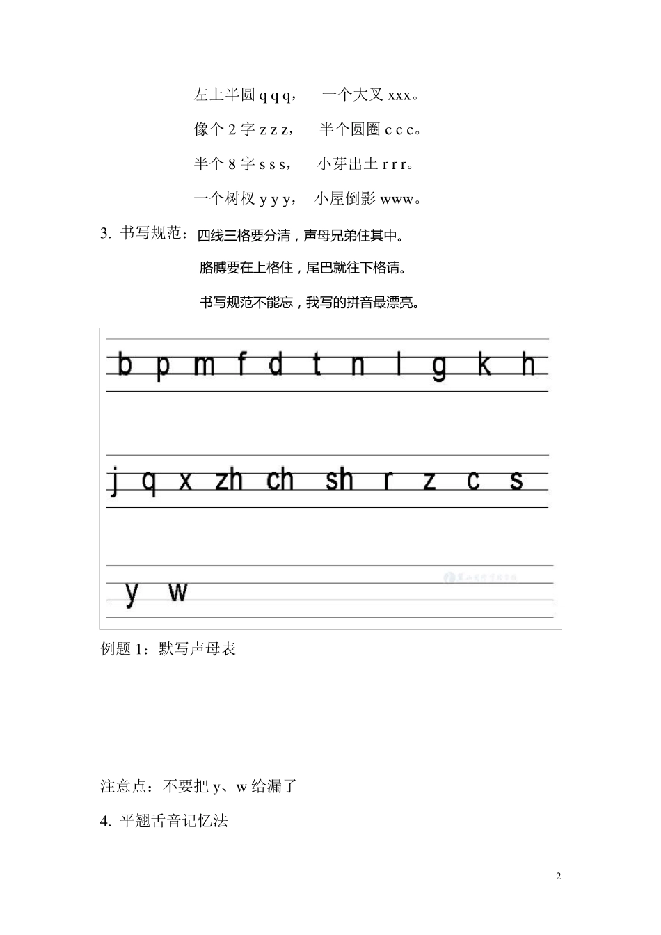 汉语拼音知识点整理_第2页