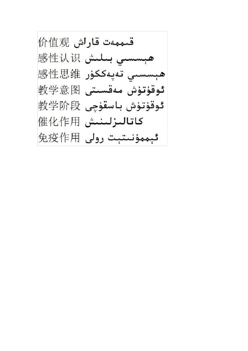 汉语维语翻译表_第3页