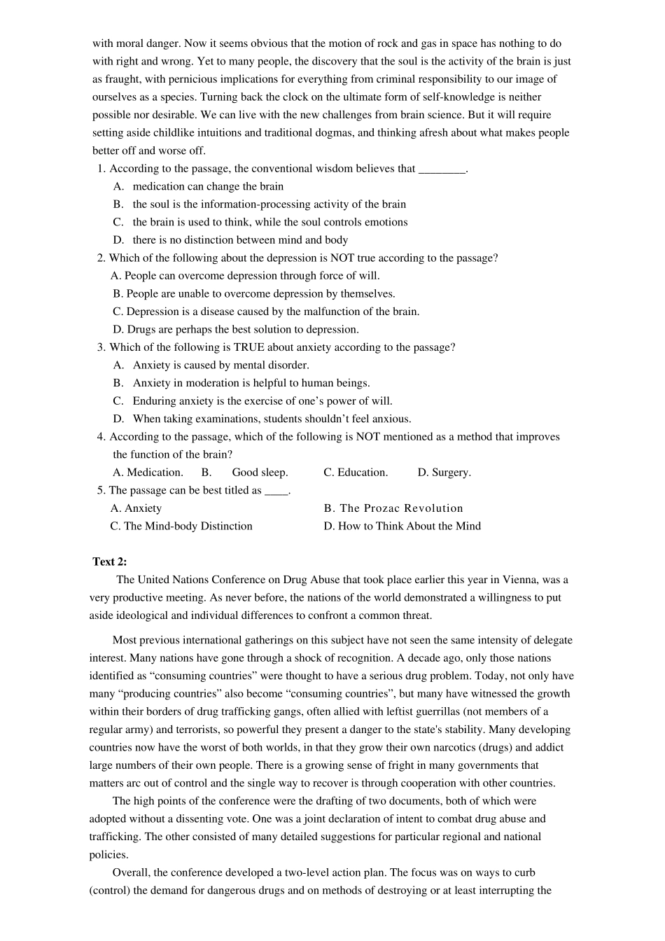 江南大学考博英语真题汇总_第3页