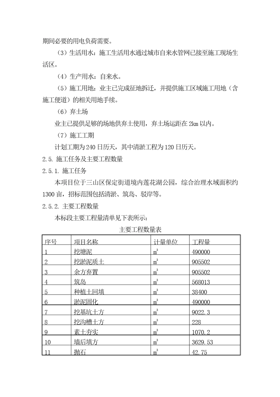 江滩人工湖清淤专项施工方案_第3页