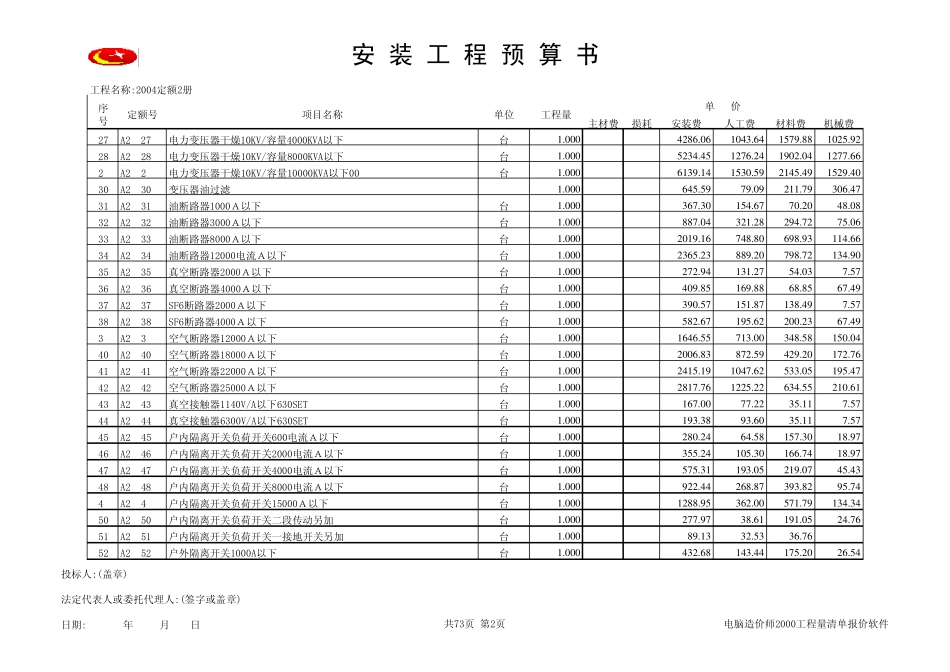 江苏2004安装定额(电气+自控)_第2页
