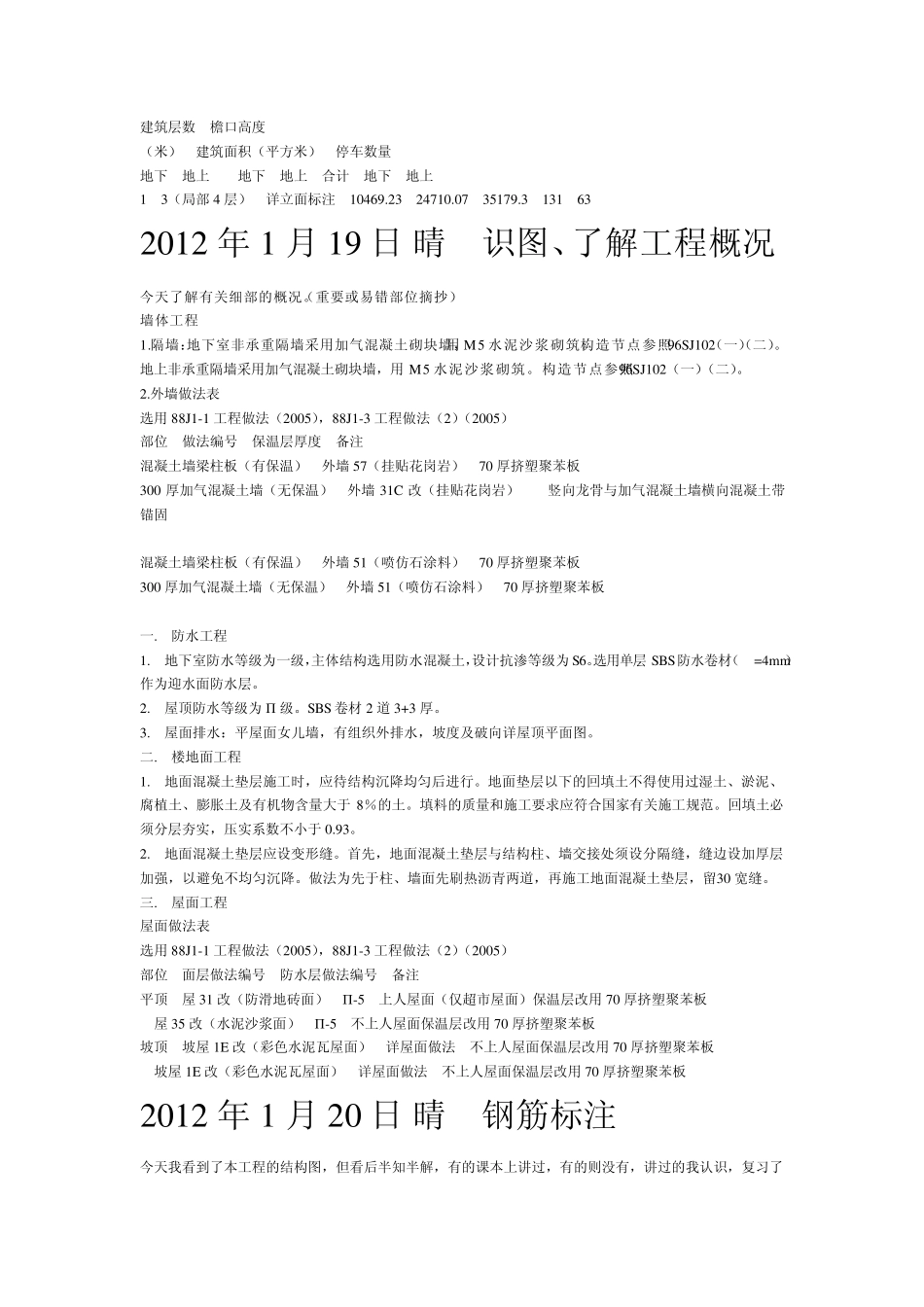 江苏建筑职业技术学院——建筑工地实习日记_第2页