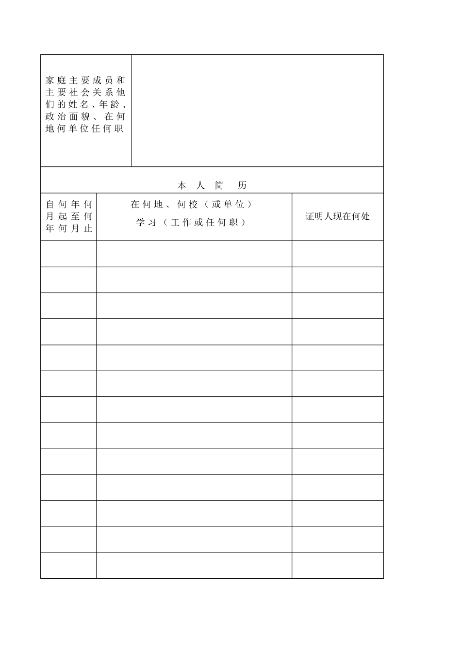江苏省中等专业学校毕业生登记表_第3页