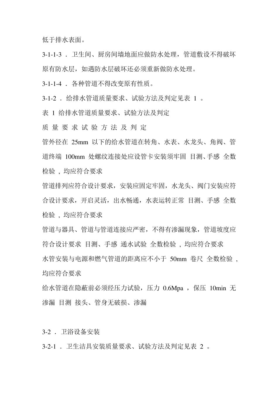 江苏省住宅装饰质量地方标准(DB32_3812000)_第3页