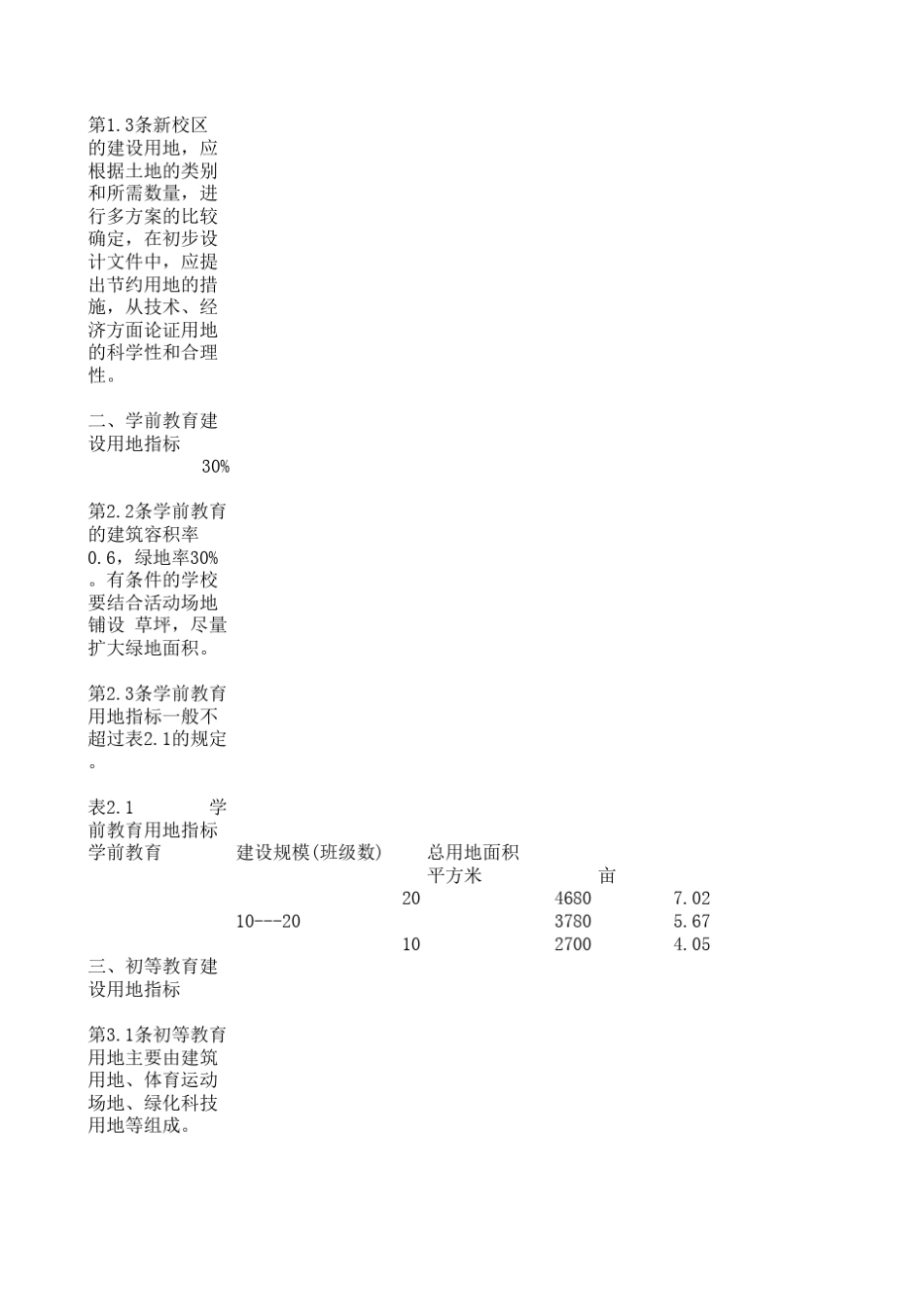 江苏省学校建设用地指标_第2页