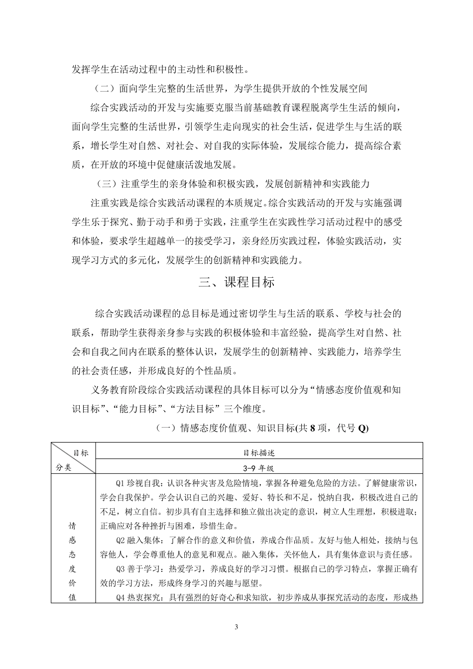 江苏省综合实践活动课程纲要_第3页