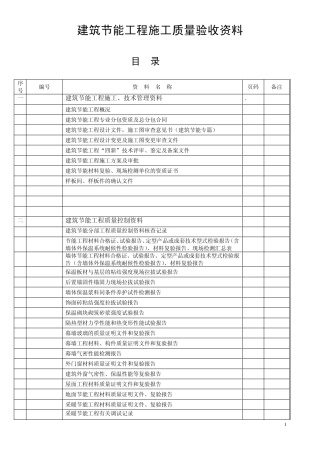 江苏省节能工程施工资料
