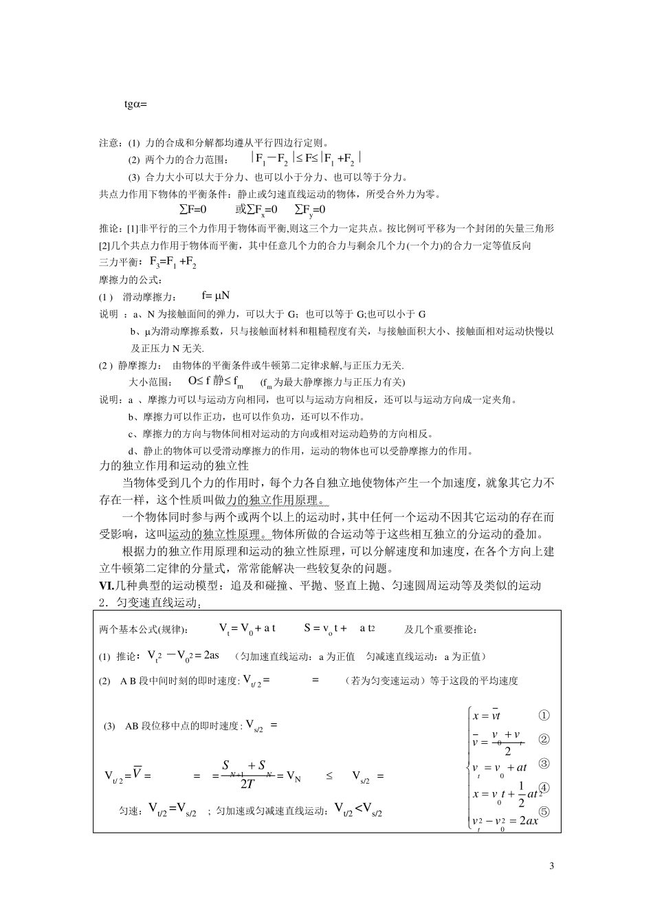 江苏省高中物理基本知识点总结_第3页