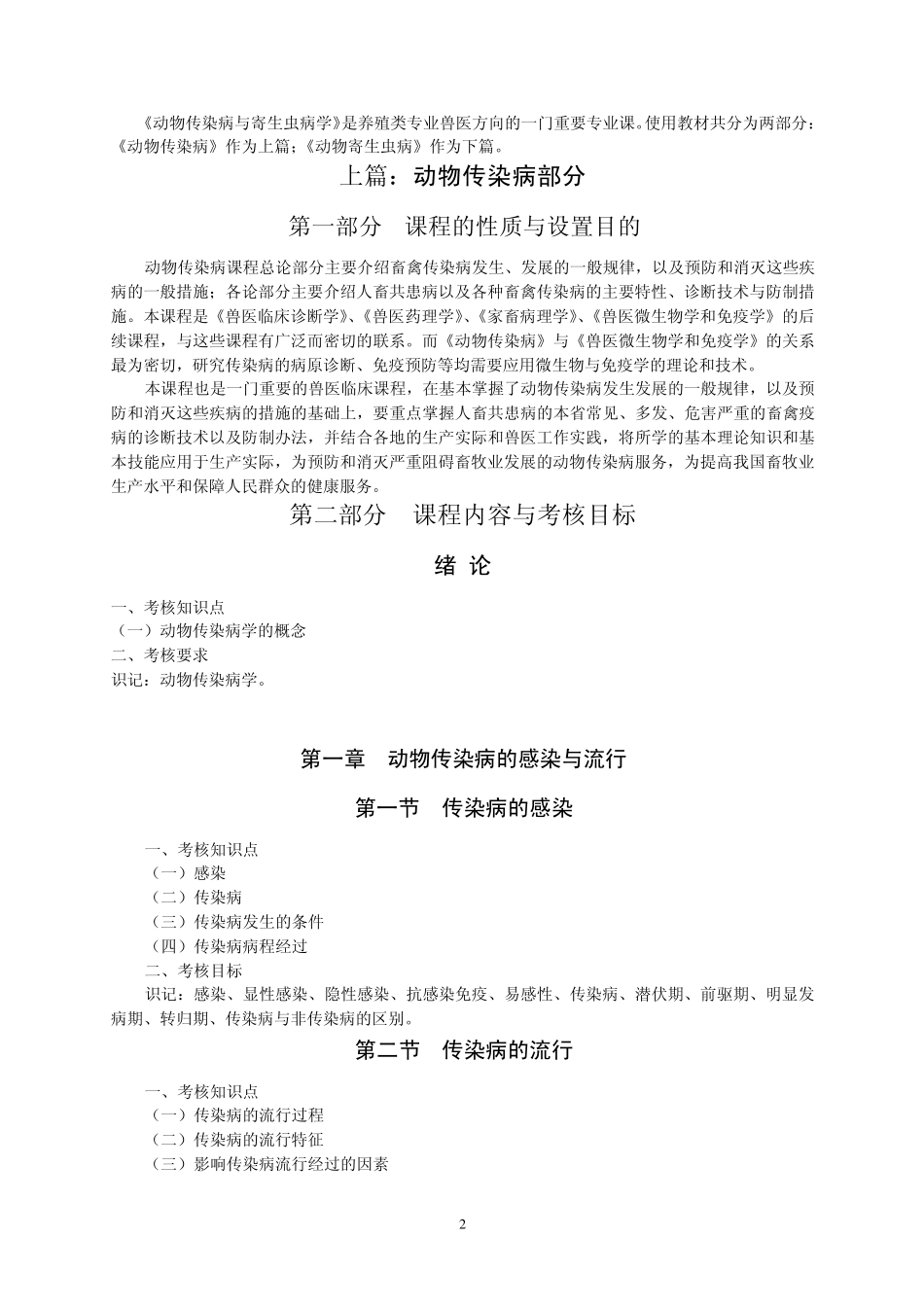 江苏省高等教育自学考试大纲_第2页