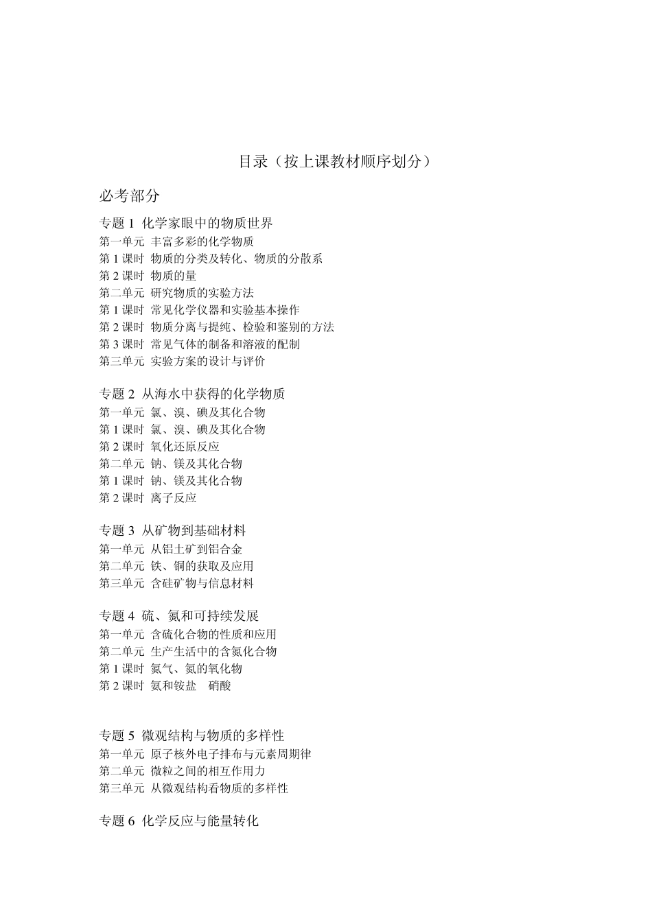 江苏苏教化学书体例及目录_第2页