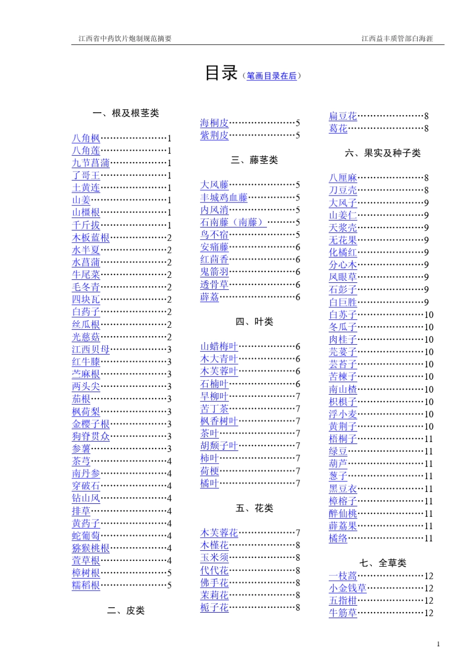 江西省中药饮片炮制规范_第2页