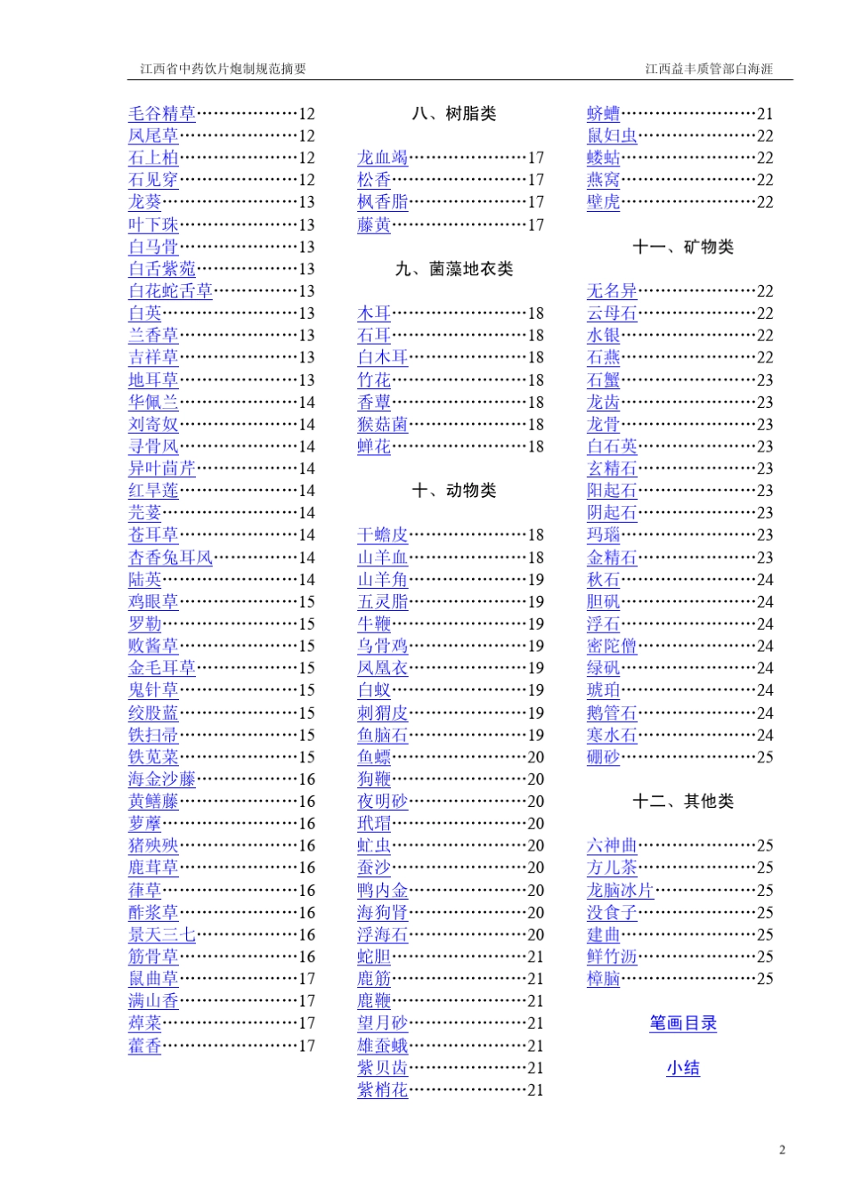 江西省中药饮片炮制规范_第3页