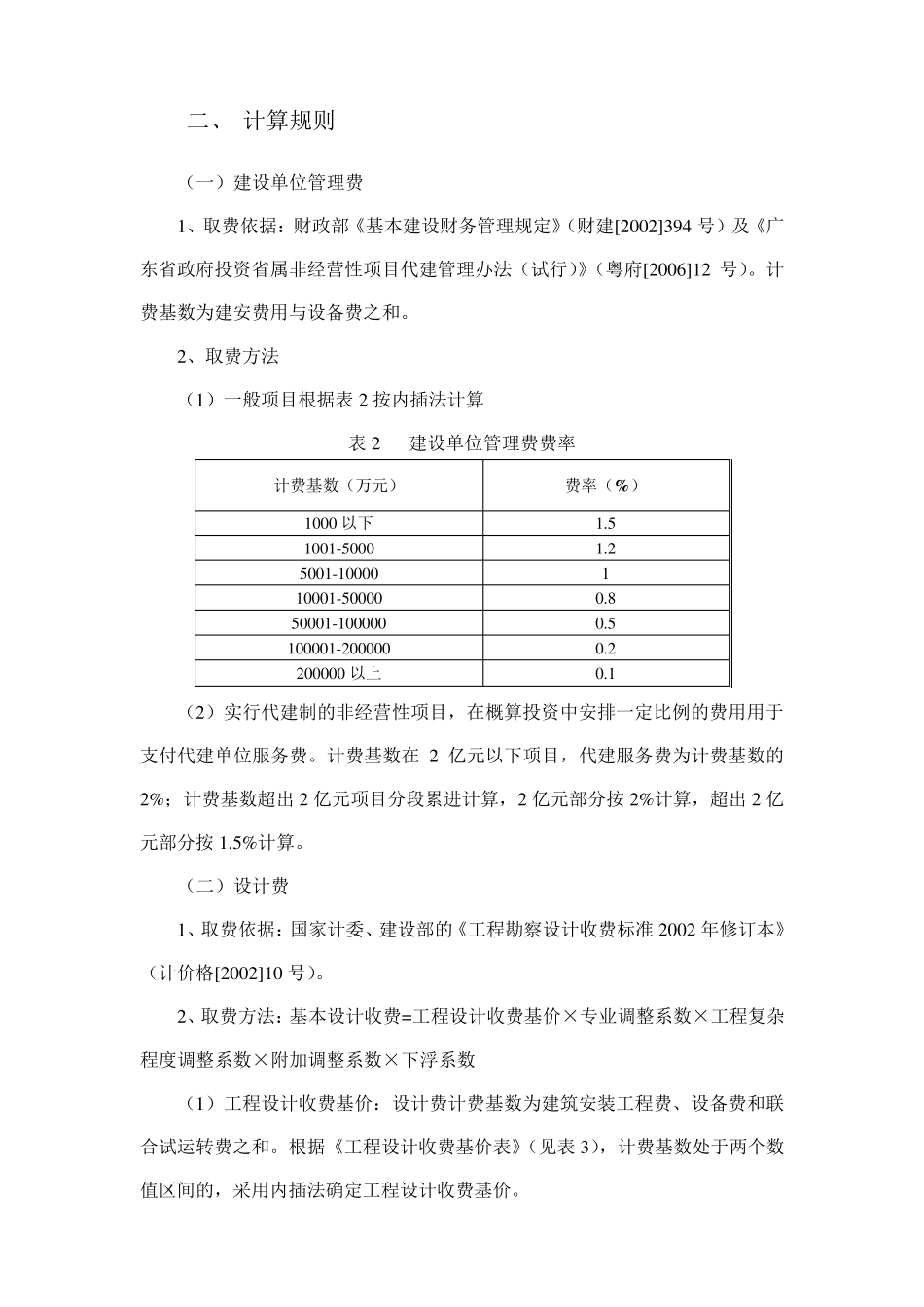 污水处理厂工程其他费用取费标准、计算规则_第2页