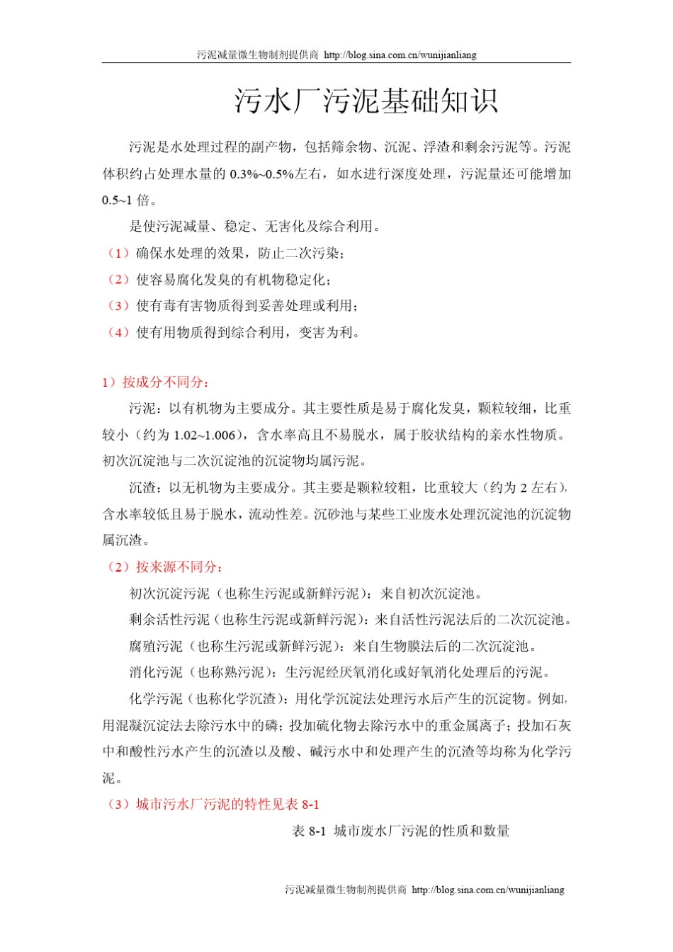 污水处理厂污泥基础知识_第1页