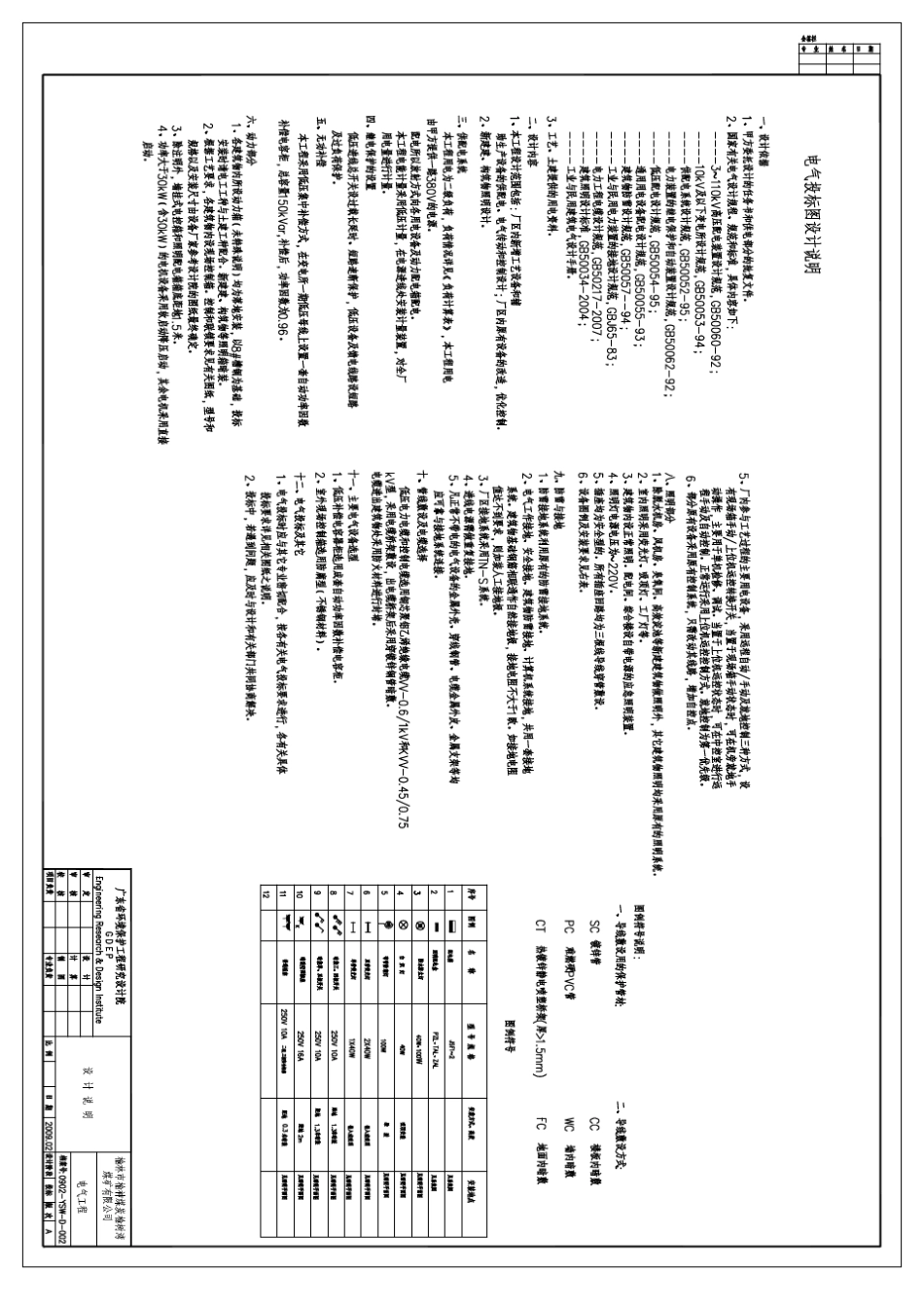污水处理厂电气设计图()_第2页