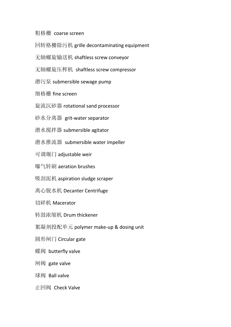 污水处理相关词汇_第3页