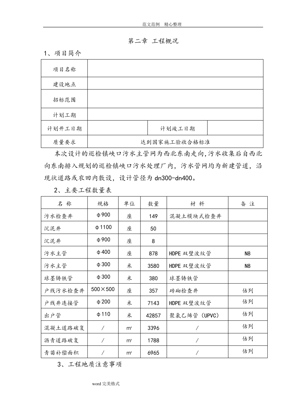 污水收集工程管网工程施工组织方案_第2页