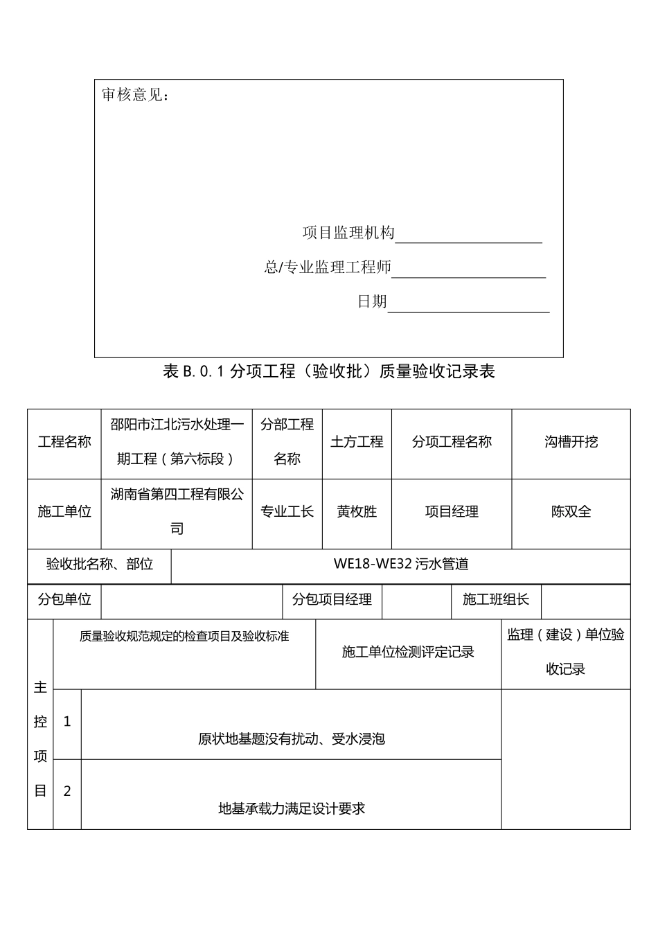 污水管道检验批(混凝土)_第2页