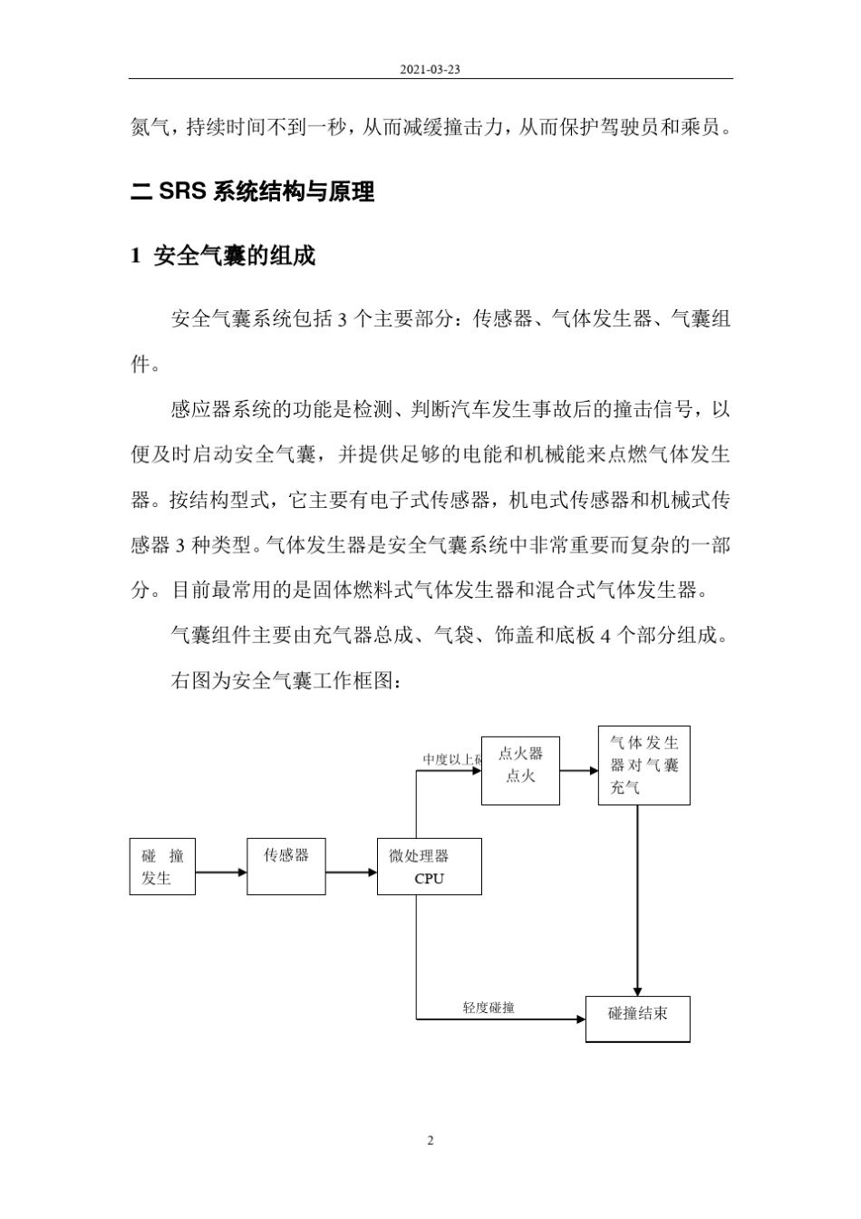 汽车SRS系统的基本原理和故障诊断_第2页