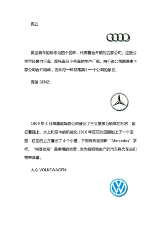 汽车LOGO大全