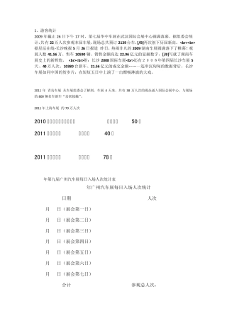 汽车主题公园资料