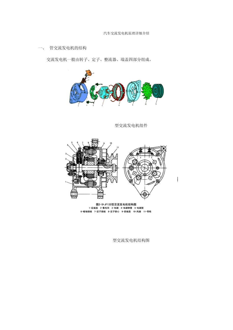 汽车交流发电机原理详细介绍_第1页