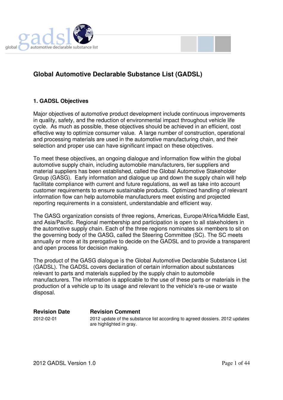 汽车产品禁用、限用物质细则2012版_第1页