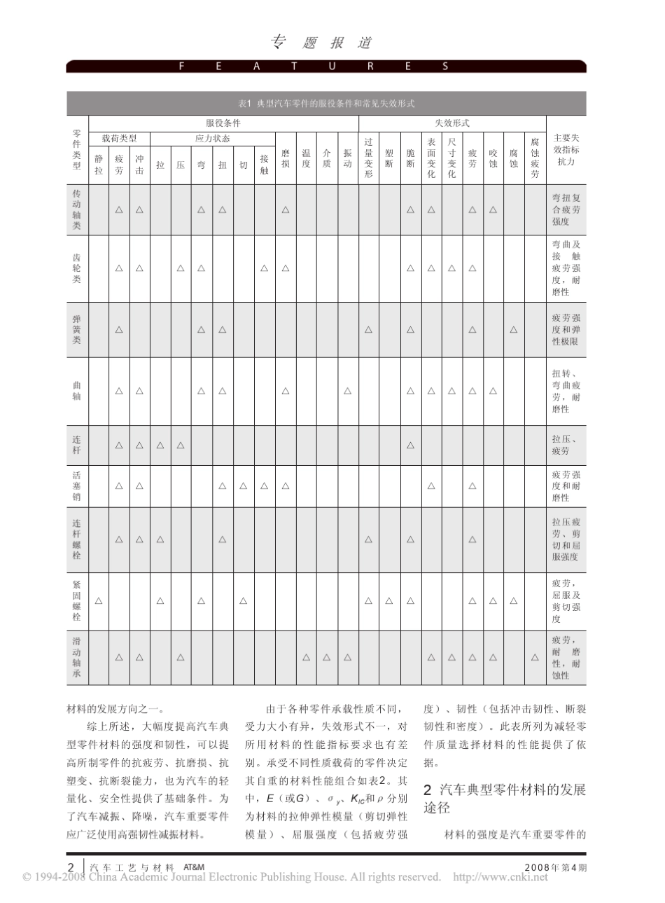 汽车典型零部件用材料的发展途径_第2页