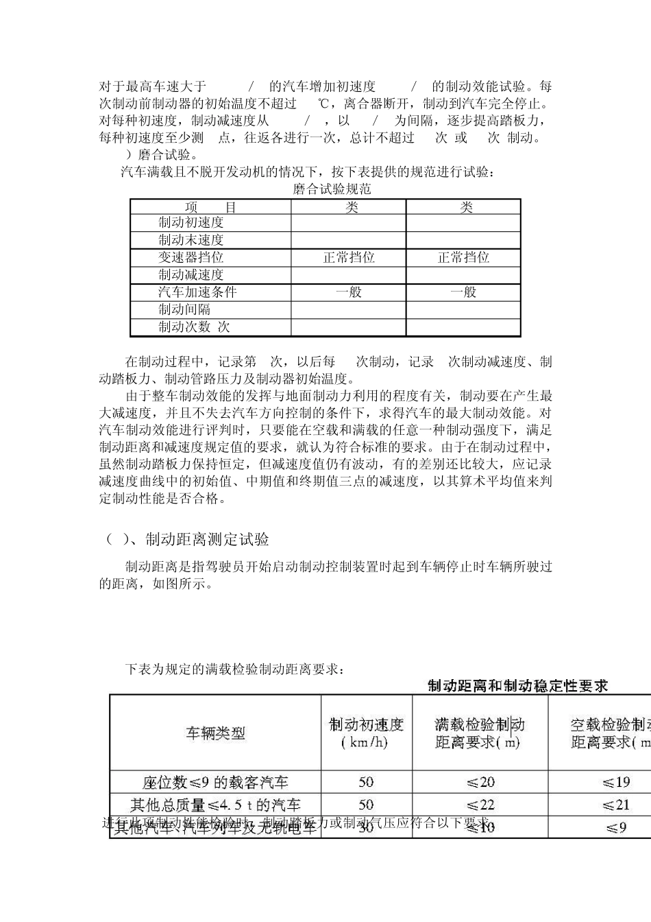 汽车制动性能道路试验实施方案_第2页