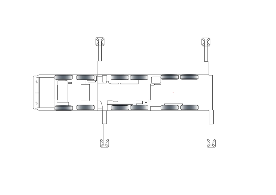 汽车吊俯视、后视图_第3页