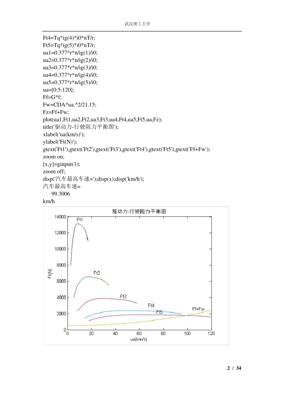 汽车理论课后习题Matlab程序_第2页
