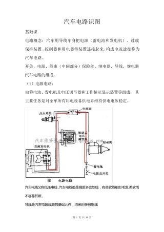 汽车电路识图