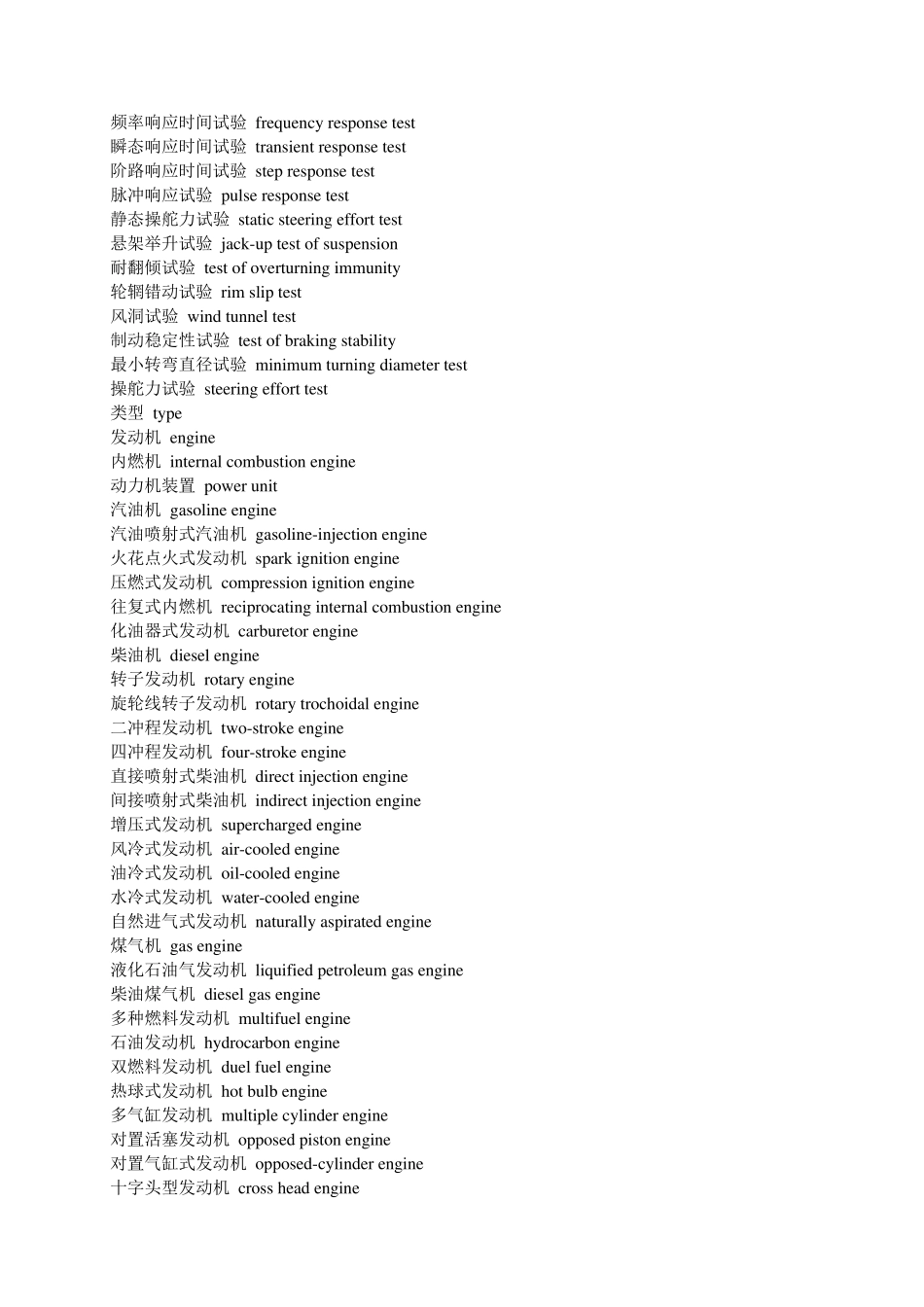 汽车英语专业词汇(完全篇)_第3页