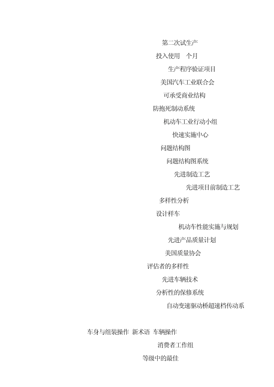 汽车行业工程项目缩写对照_第2页
