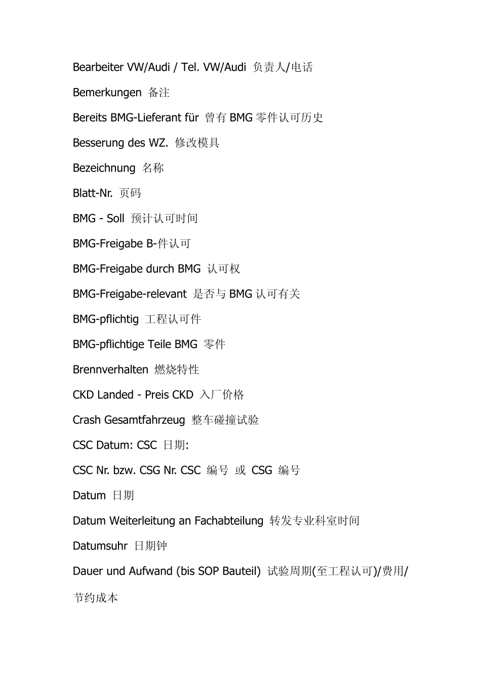 汽车行业德语词汇_第2页