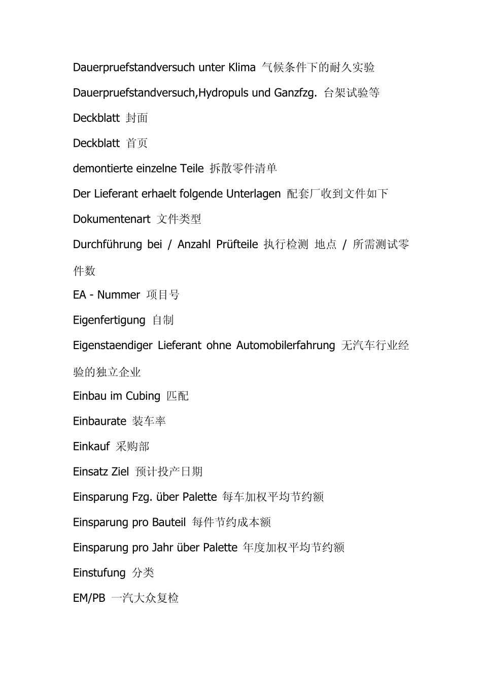 汽车行业德语词汇_第3页