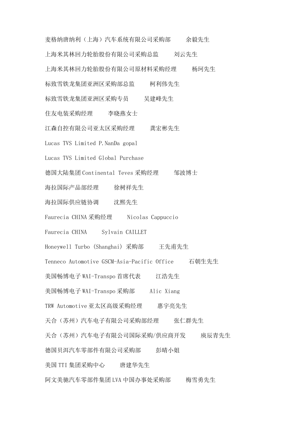 汽车行业采购经理_第2页