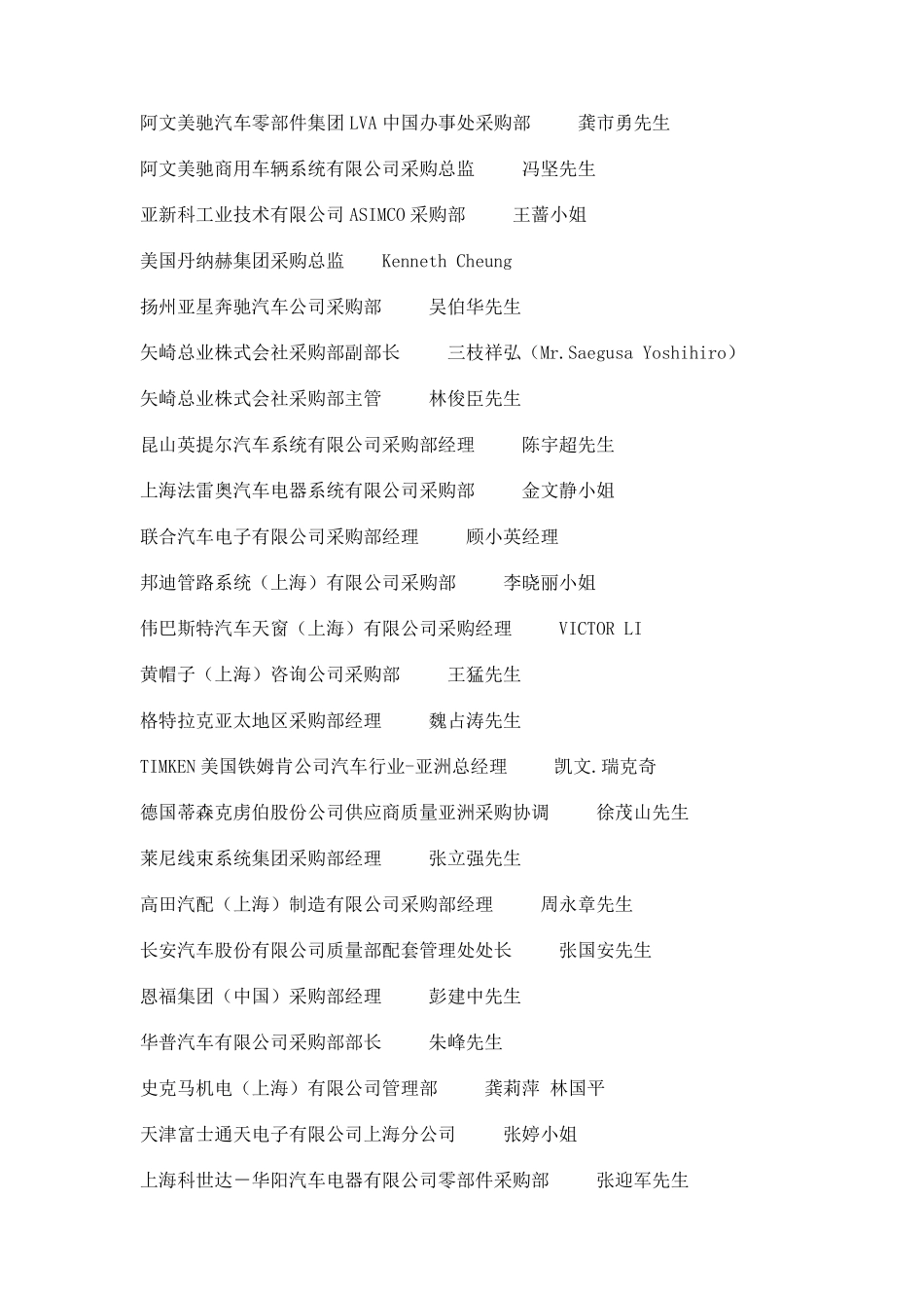 汽车行业采购经理_第3页