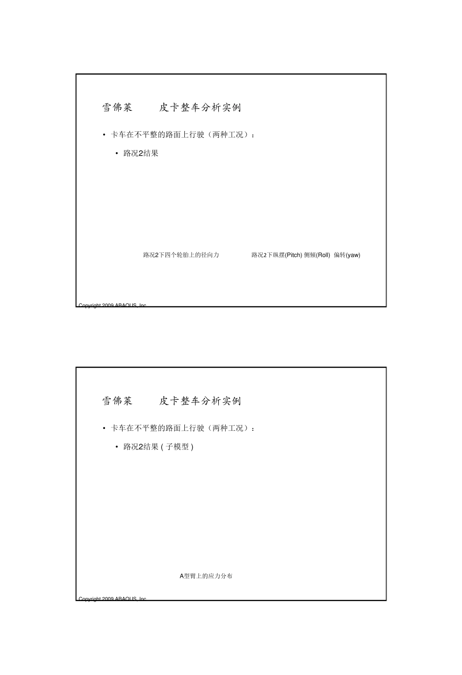 汽车零部件强度分析_第3页