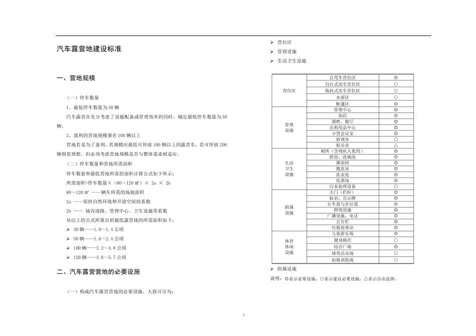汽车露营地建设标准_第1页