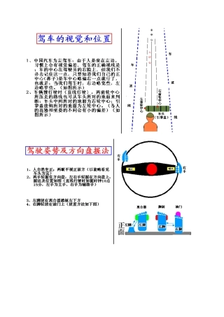 汽车驾驶技术图解