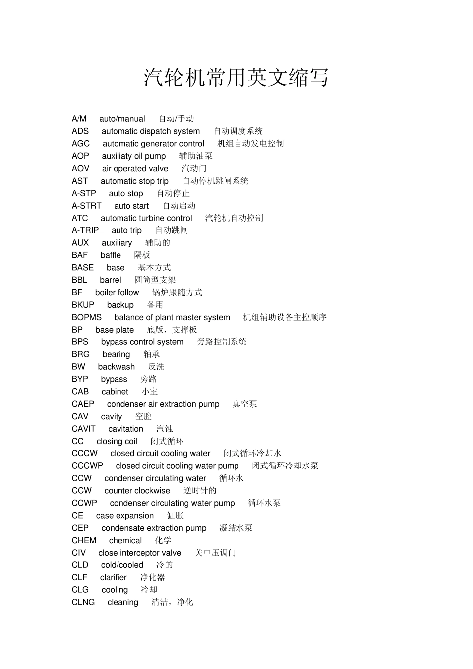汽轮机常用英文缩写_第1页