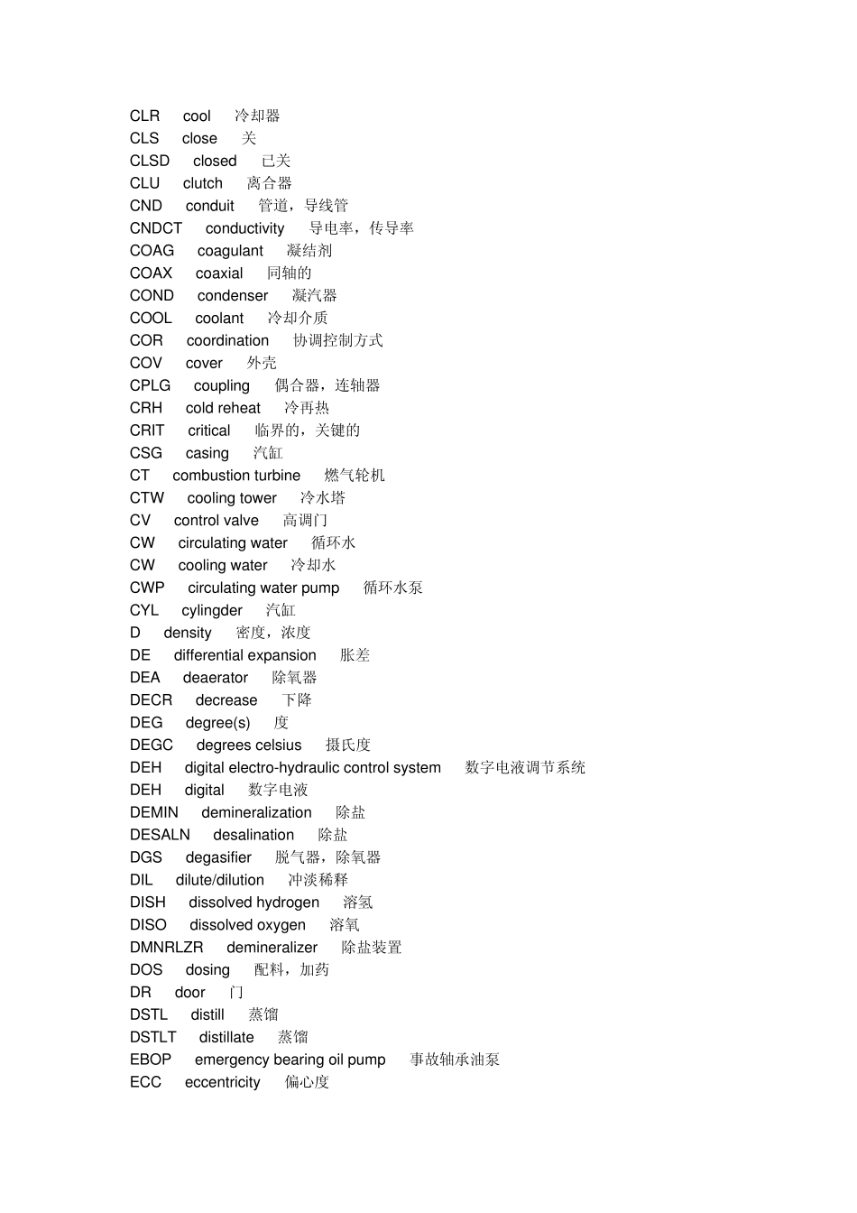 汽轮机常用英文缩写_第2页
